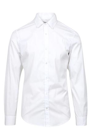 Camicia in cotone elasticizzato bianco MAURO GRIFONI | GU1200013001